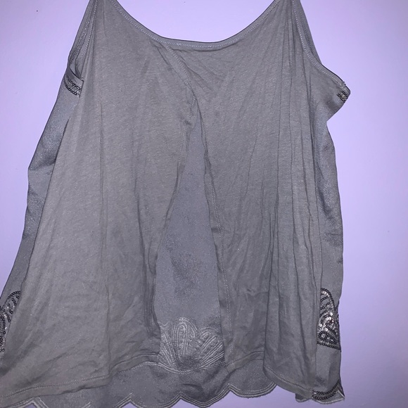 ****Dusty blue sequined top**** - Picture 5 of 5